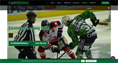 Desktop Screenshot of ehcbregenzerwald.at